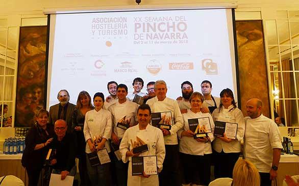 Ayer se celebró la cena conmemorativa XX Semana del Pincho de Navarra