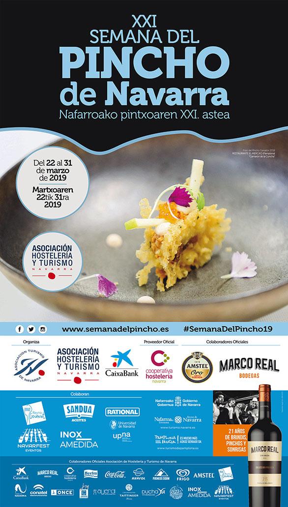 Ya tenemos cartel y fechas de la XXI Semana del Pincho de Navarra 