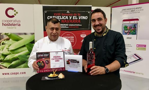 La Barra del goloso se hace con el Oro de la XVIII Semana de la Cazuelica y el Vino D.O. Navarra