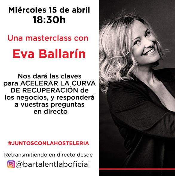 Masterclass de Eva Ballarín, hoy en BARTALENTlab