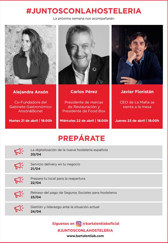 Masterclasses de esta semana en BARTALENTlab