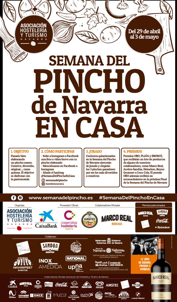 Mañana arranca la Semana del Pincho de Navarra en Casa