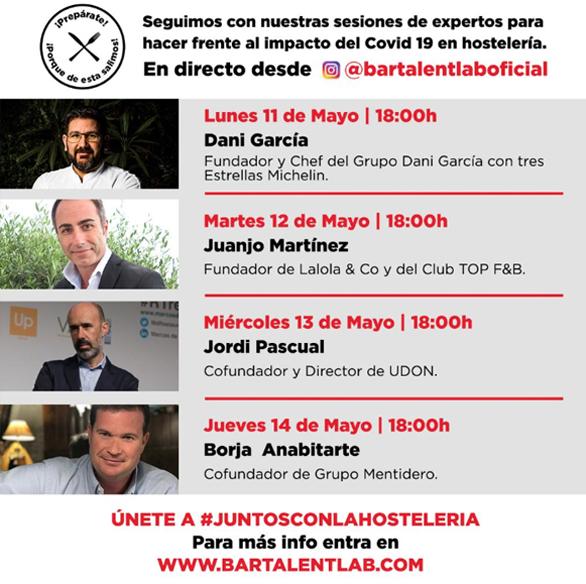 Las masterclasses de BARTALENTlab de la próxima semana