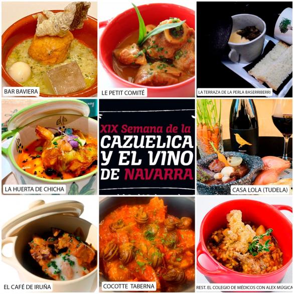 Ya se conocen los 8 finalistas de la XIX Cazuelica y el Vino D.O. Navarra