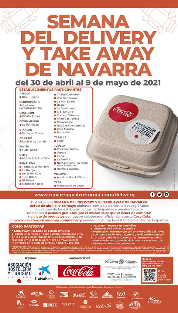 Semana del Delivery y el Take Away de Navarra, del 30 de abril al 9 de mayo