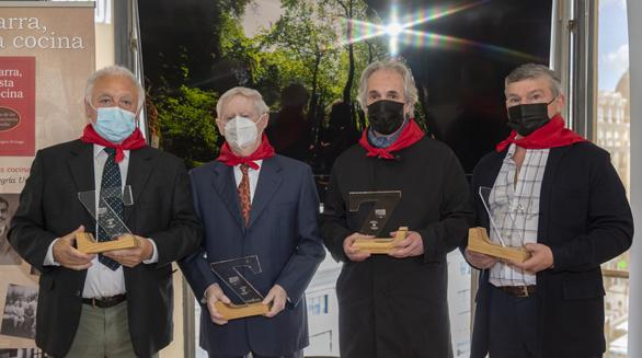 Emotivo homenaje en Madrid al Zalacaín y a los cocineros de Ziordia