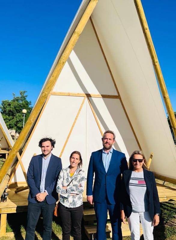 El Secretario de Estado de Turismo visitó el Camping El Molino para conocer la marcha del sector