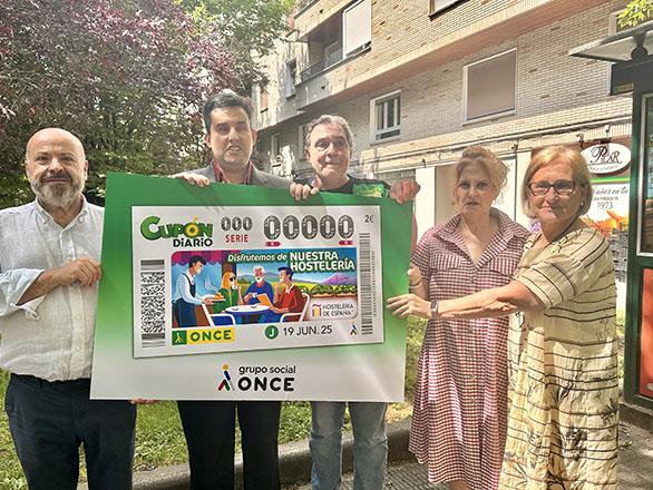 El Cupón Diario de la ONCE anima a ‘Disfrutar de nuestra hostelería’